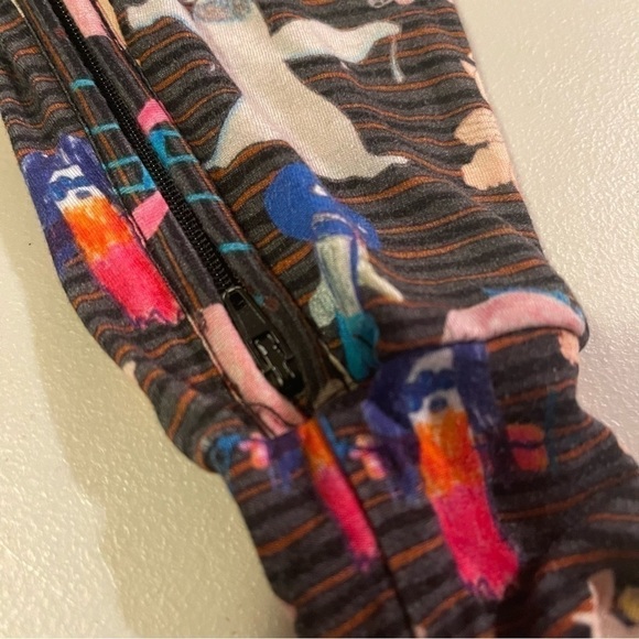 Brooke and Peyton bamboo sleeper size 0-3 months top and bottom zipper GUC - Picture 11 of 14